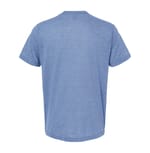Tultex 254 Athletic Blue Tri Blend back