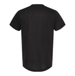 Tultex 254 Solid Black Tri Blend back