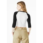 Bella + Canvas 1200 WHITE/ BLACK back
