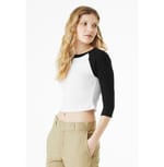 Bella + Canvas 1200 WHITE/ BLACK right