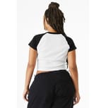 Bella + Canvas 1201 WHITE/ BLACK back