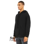 Bella + Canvas 3742C BLACK HEATHER right