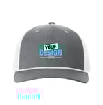 Heather Grey/White w/ White Rope