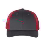 Charcoal/ Red