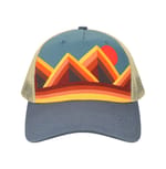 Mountain Contours Maroon/ Slate