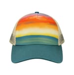 Watercolor Sunset/ Teal