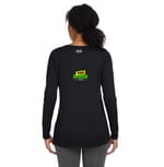 Under Armour 1376852 Black/ White back