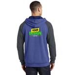 District DT196 Heathered Deep Royal/ Heathered Charcoal back