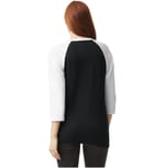 American Apparel 2003CVC BLACK/ WHITE back