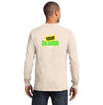 Port & Company PC61LS Natural back