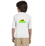 Jerzees 21B White back