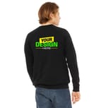 Bella + Canvas 3901 Black back