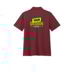 Port Authority Y110 Burgundy back