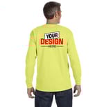 Jerzees 29L Safety Green back