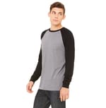 Bella + Canvas 3000C Deep Heathr Blk right