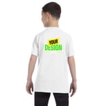 Jerzees 29B White back