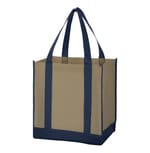 TAN WITH NAVY