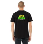 Bella + Canvas 3201 BLACK HEATHER back