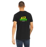 Bella + Canvas 3413C Sld Blk Triblend back