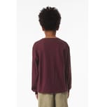 Bella + Canvas 3511Y MAROON back