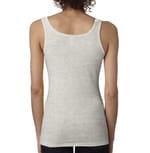 Next Level 3533 Lt Heather Gray back