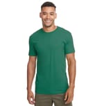 Next Level Cotton Short Sleeve Crew Shirt – 100% Combed Ringspun Jersey, Heather Colors, Size Small