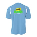 A4 Apparel NB3181 LT BLUE/WHITE back