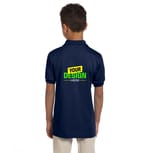 Jerzees 437Y J Navy back
