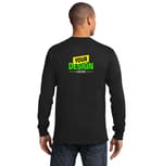 Port & Company PC61LS Jet Black back