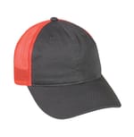 Charcoal/Neon Red