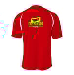 A4 Apparel NB3181 SCARLET/WHITE back