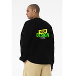 Bella + Canvas 4651 BLACK back