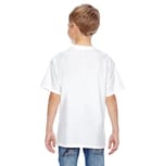 Hanes 498Y White back