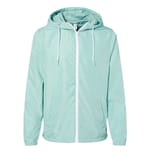 Aqua White Zipper