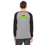 Bella + Canvas 3000C Deep Heathr Blk back