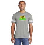 Heathered Nickel/ White