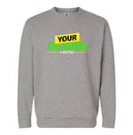 Medium Grey Heather/ White