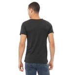 Bella + Canvas B3014 Dark Gry Heather back