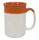 WHITE WITH ORANGE