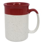 WHITE WITH RED