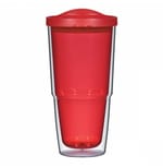 CLEAR WITH RED