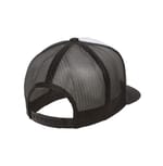 Yupoong 6006W Black Wht Blk back