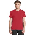 Next Level Men's Vintage Triblend Crew Neck T-Shirt In Red | Super Soft Casual Tee