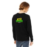 Bella + Canvas 3501CVC BLACK HEATHER back