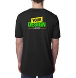 Next Level 6200 Black back