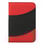 RED WITH BLACK color