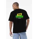 Bella + Canvas 4610C BLACK back