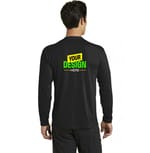 Port & Company PC381LS Jet Black back