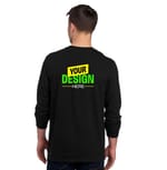 Jerzees 560LSR BLACK INK back