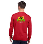 Jerzees 560LSR TRUE RED back